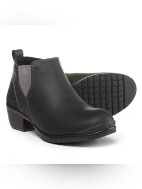 Keen Morrison Women's Black Slip-On Low Heel Boot